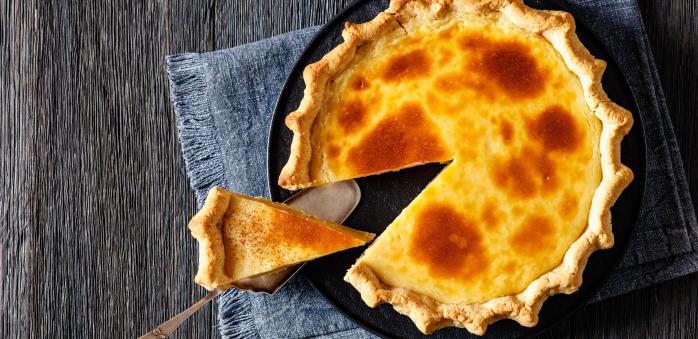 Sugar pie, tarte au sucre nebo cukrový koláč? Je to jedno, výsledek je skvělý!