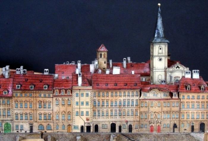 V tomto muzeu najdeš model Prahy vyrobený z lepenky.