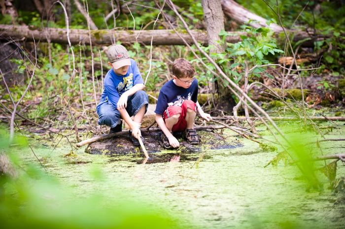 Unschooling není vázán na místo a čas.