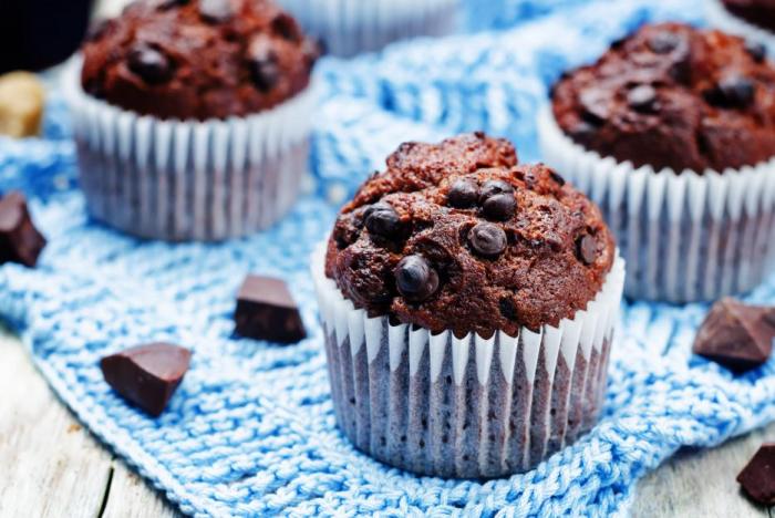 Čokoládové muffiny patří k těm nejoblíbenějším.