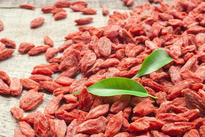 Goji je nabité vitamíny a minerály.