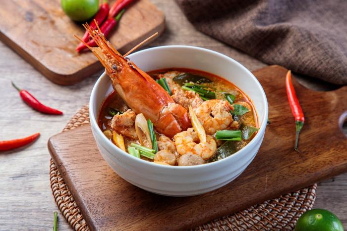 Krevety mají vysoký podíl bílkovin a málo tuku.