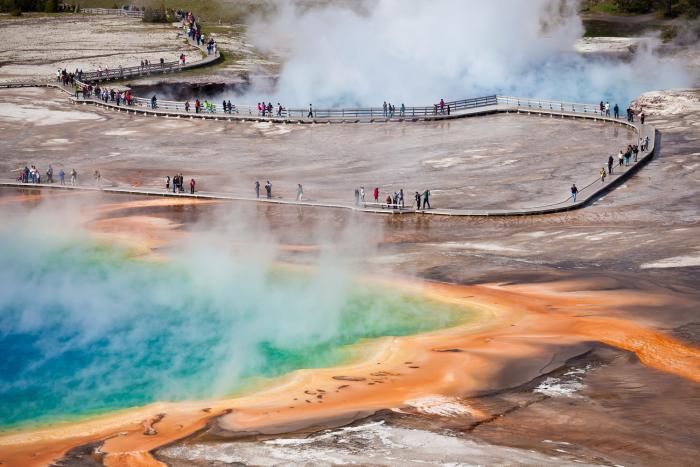 Národní park Yellowstone je jedním z nejkrásnějších míst v USA.